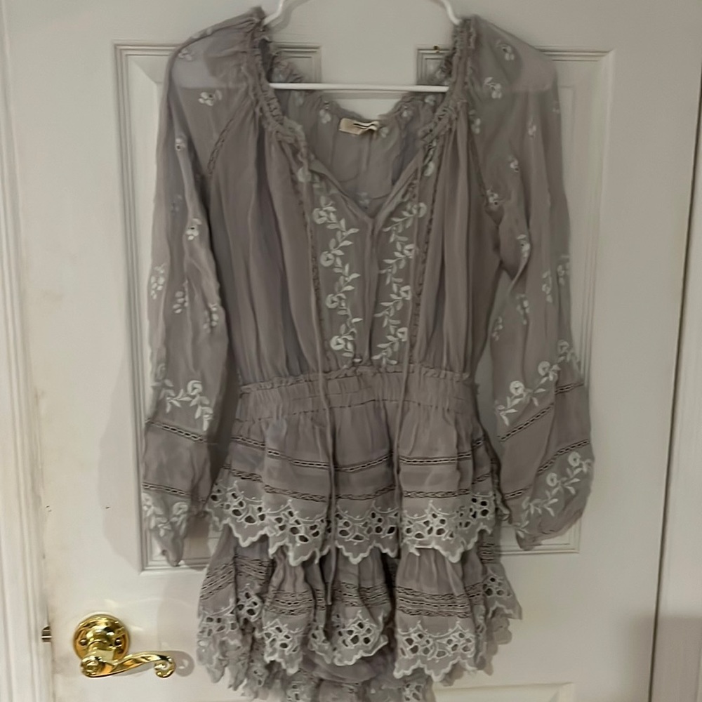 Love Shackfancy gray mini dress